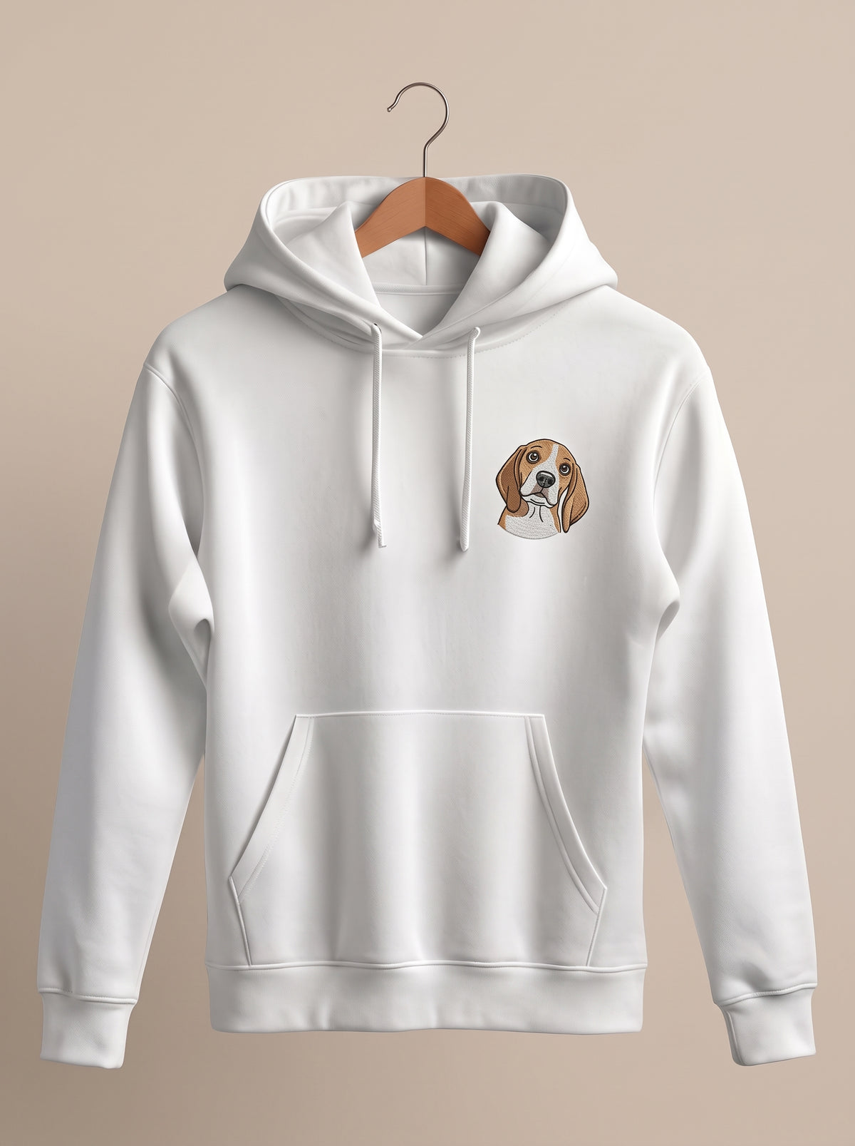 Sudadera bordado pequeño de estilo caricatura (Hoodie)