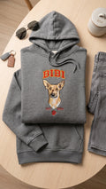 Hoodie Gris bordada