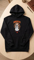 Hoodie negra bordada